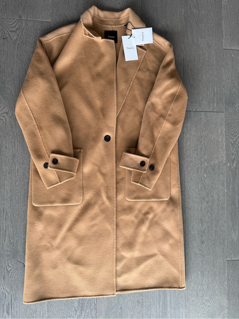 Theory easy one button coat